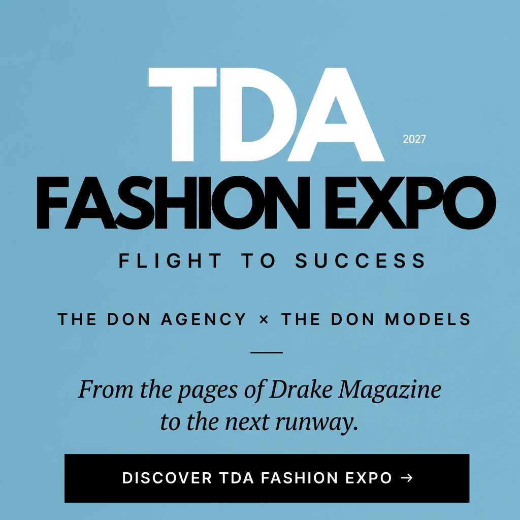 TDA Fashion Expo 2027 — Flight to Success. The Don Agency × The Don Models.